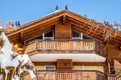 Das Gebäude in dem sich die Ferienwohnung befindet