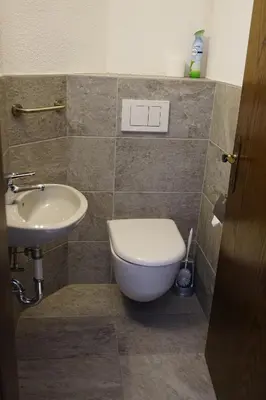 Ein Badezimmer in der Unterkunft Aristella