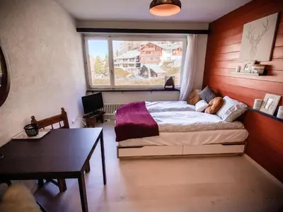 Ein Bett oder Betten in einem Zimmer der Unterkunft Studio MIA - Cosy & Comfortable - Glacier Paradise