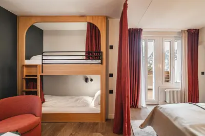 Ein Bett oder Betten in einem Zimmer der Unterkunft Braunbär Hotel & Spa