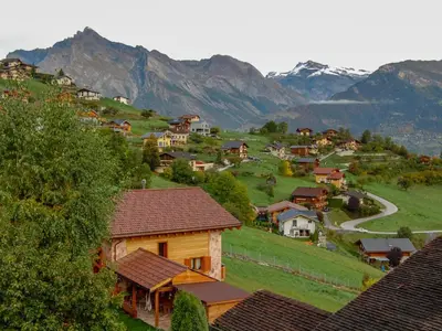 Naturlandschaft in der Nähe des Chalets