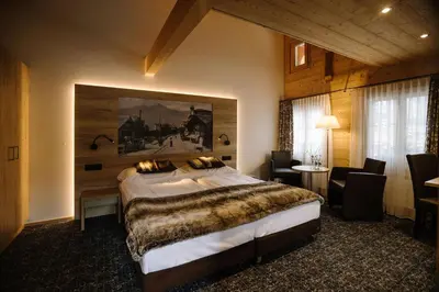 Ein Bett oder Betten in einem Zimmer der Unterkunft Hotel PINTE