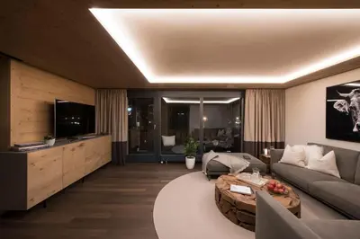 TV/Unterhaltungsangebot in der Unterkunft Modernes Apartment, beim Bahnhof by ZermattStays