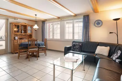 Ein Sitzbereich in der Unterkunft Apartment Arabelle