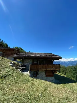 Naturlandschaft in der Nähe des Chalets