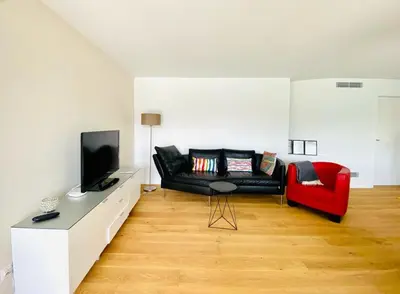 TV/Unterhaltungsangebot in der Unterkunft Panorama Boutique Apartment with Air Condition, SPA entry in Solbadhotel
