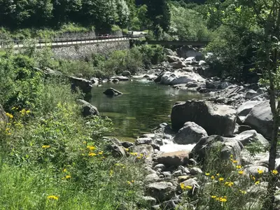 Naturlandschaft in der Nähe des Ferienhauses