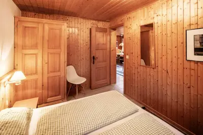 Ein Bett oder Betten in einem Zimmer der Unterkunft Chalet Annabelle