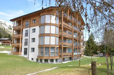 Das Gebäude in dem sich die Ferienwohnung befindet