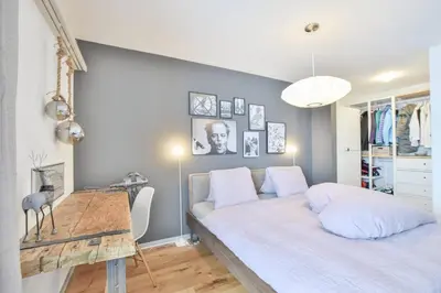 Ein Bett oder Betten in einem Zimmer der Unterkunft Valaisia 124