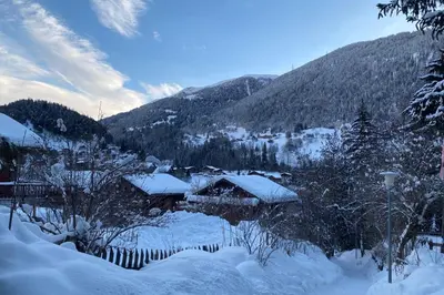 Naturlandschaft in der Nähe des Chalets