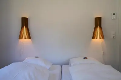 Ein Bett oder Betten in einem Zimmer der Unterkunft Villa Pineta