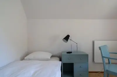 Ein Bett oder Betten in einem Zimmer der Unterkunft Villa Pineta