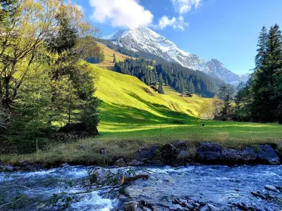 Naturlandschaft in der Nähe der Ferienwohnung