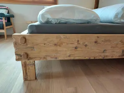 Ein Bett oder Betten in einem Zimmer der Unterkunft Apartment Lärchehuus by Interhome