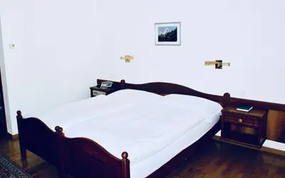 Ein Bett oder Betten in einem Zimmer der Unterkunft Hotel du Pont