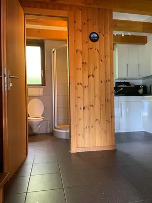 Ein Badezimmer in der Unterkunft Chalet Sonnenröschen