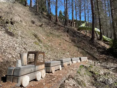 Naturlandschaft in der Nähe des Chalets