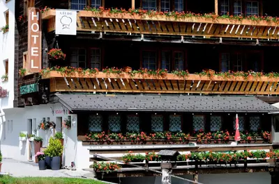 Das Gebäude in dem sich das Hotel befindet