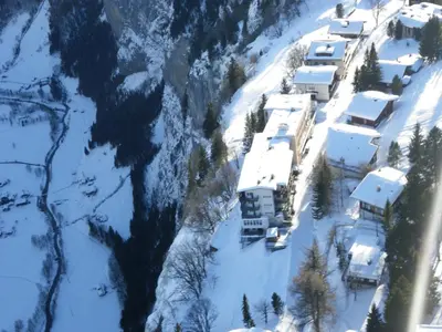 Hotel Alpina im Winter