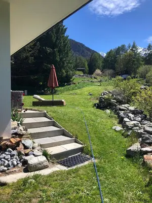 Ein Garten an der Unterkunft Appartement Waidmannsheil mit schöner Aussicht