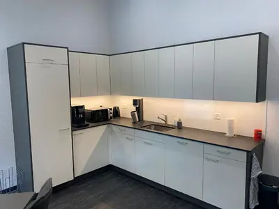 Küche/Küchenzeile in der Unterkunft Moto-Center BeO AG (Bike & Bed)