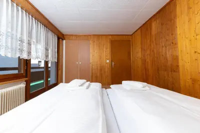 Ein Bett oder Betten in einem Zimmer der Unterkunft Haus Slalom