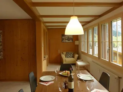 Ein Sitzbereich in der Unterkunft Apartment Lucie by Interhome