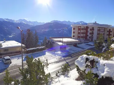 Ein allgemeiner Bergblick oder ein Berglick von der Ferienwohnung aus