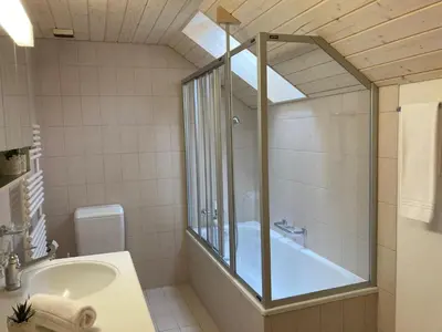 Ein Badezimmer in der Unterkunft Ferienwohnung Chirchgass
