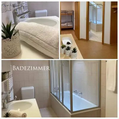 Ein Badezimmer in der Unterkunft Ferienwohnung Chirchgass