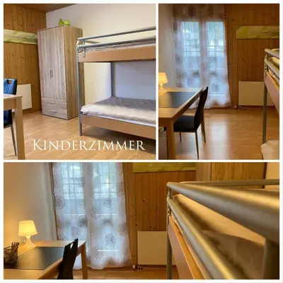 Ein Bett oder Betten in einem Zimmer der Unterkunft Ferienwohnung Chirchgass