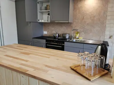 Küche/Küchenzeile in der Unterkunft Interlaken apartment 27