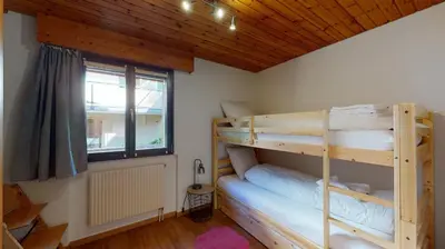 Ein Bett oder Betten in einem Zimmer der Unterkunft Aletsch Arena - modern and bright 2 bedroom apartment