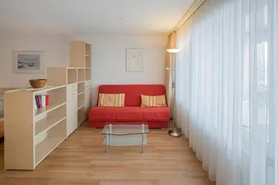 Ein Sitzbereich in der Unterkunft Cristal 50