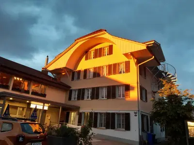 Das Gebäude in dem sich das Hotel befindet