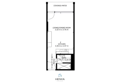 Grundriss der Unterkunft Studio rénové et chaleureux en plein centre