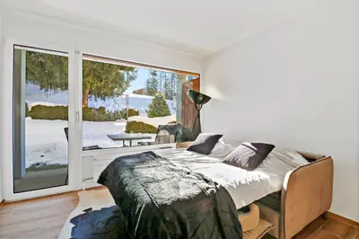 Ein Bett oder Betten in einem Zimmer der Unterkunft Studio rénové et chaleureux en plein centre