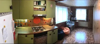 Küche/Küchenzeile in der Unterkunft Ferienwohnung im Chalet Boubou