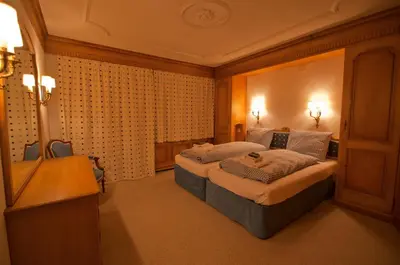 Ein Bett oder Betten in einem Zimmer der Unterkunft Haus Viktoria A, Apartment Blauherd