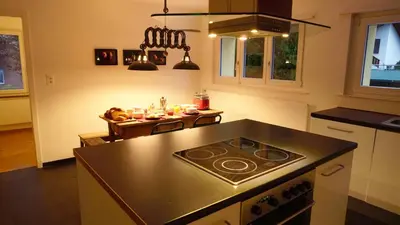 Küche/Küchenzeile in der Unterkunft Interlaken City Apartments