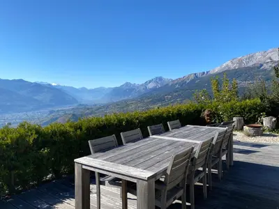 Naturlandschaft in der Nähe des Chalets
