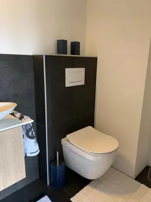 Ein Badezimmer in der Unterkunft La Jacinthe de Crans