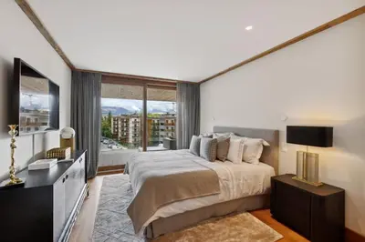 Ein Bett oder Betten in einem Zimmer der Unterkunft Sport Club Residences & Spa