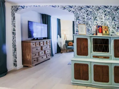 TV/Unterhaltungsangebot in der Unterkunft Chalet Antoine serviced Apartments by Mirabeau