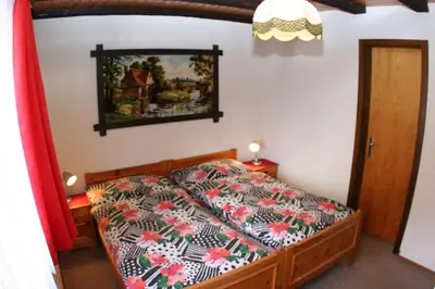 Ein Bett oder Betten in einem Zimmer der Unterkunft Soleil Wohnung