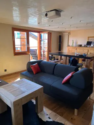 Ein Sitzbereich in der Unterkunft The Loft