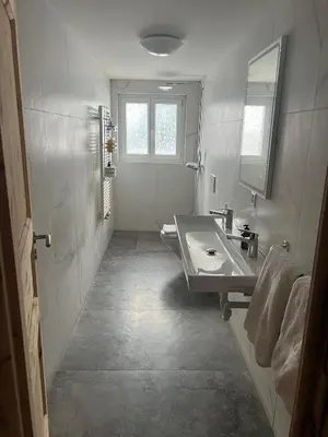 Ein Badezimmer in der Unterkunft Romantica Grächen