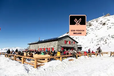 Cabane Bella-Tola im Winter
