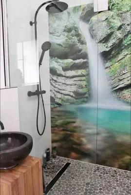Ein Badezimmer in der Unterkunft Hautes Roches - Magnifique vue sur la montagne